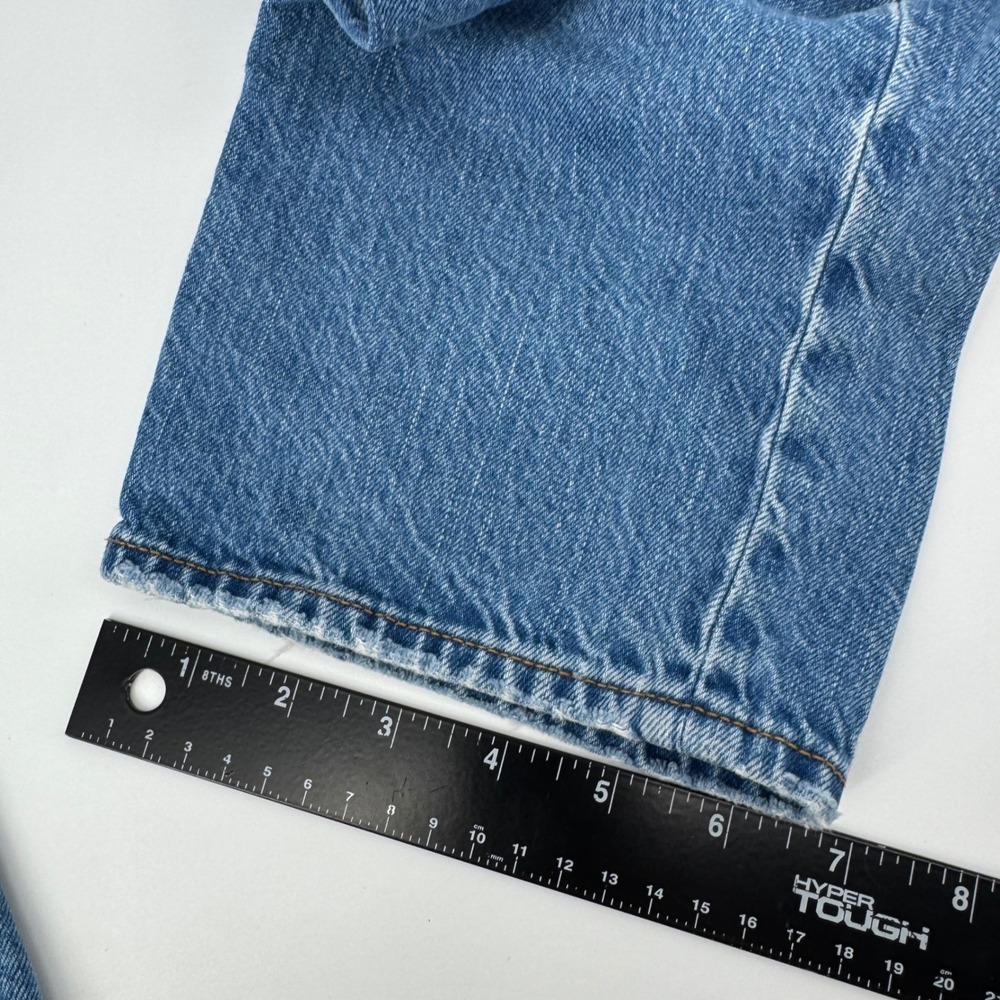 J.Crew High-Rise Straight Premium Edition Blue Button Fly Jeans Size 30 - Picture 10 of 10
